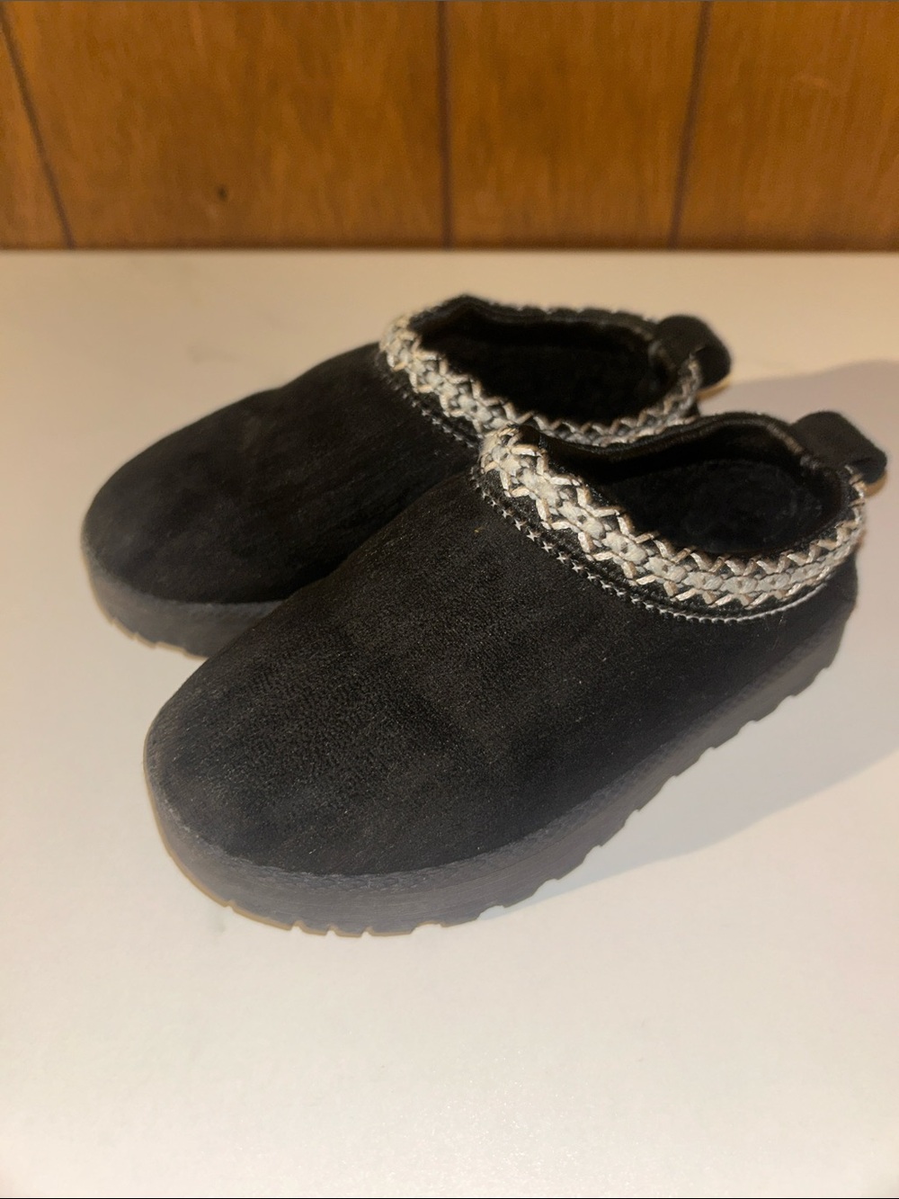American Exchange | Toddler Slip-On Clogs with Braided Trim